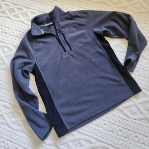 S Fleece Gray pullover
